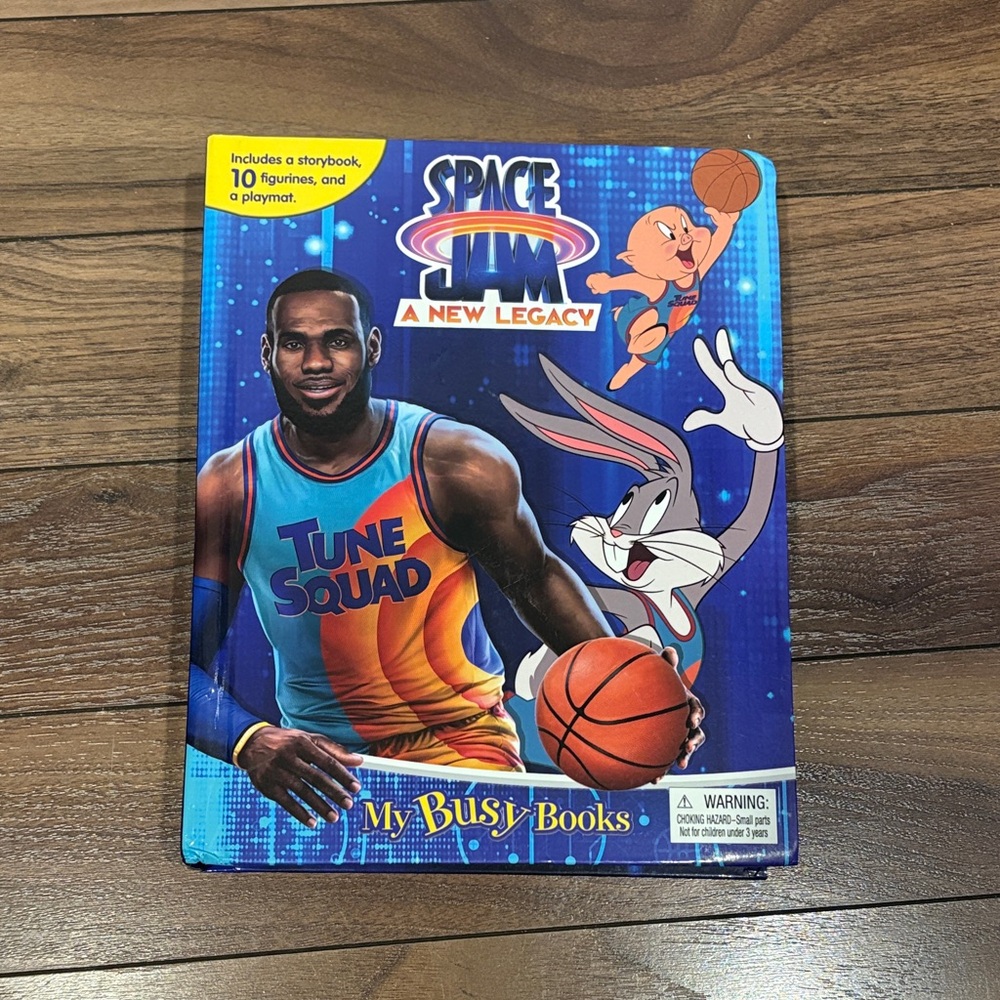 Warner Bros. Space Jam A New Legacy My Busy Books with 10 figurines and playmat
